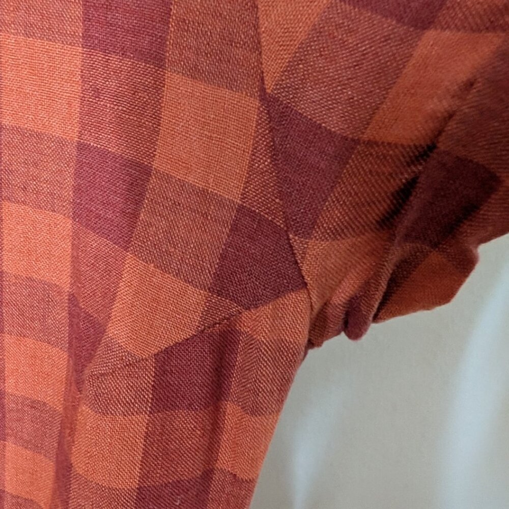 Pyne & Smith no. 30 in Marmalade Check, size XS - Picture 5 of 8